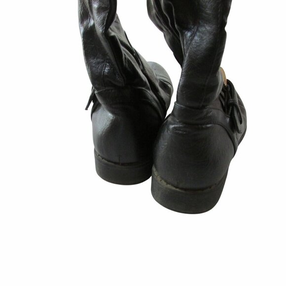 JustFab Women's 8.5 Jewelle Knee High Black Boots - Picture 5 of 6